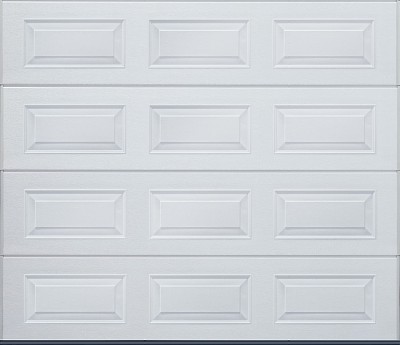 Cardale Carteck insulated steel sectional garage door in white